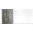 pro.tec 1x rouleau grillage métallique (mailles carrées)(1m x 25m)(galvanisé) grille soudée grillage volière grillage clôture-2
