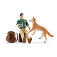 Coffret Aventures en Océanie SCHLEICH - Figurines de kangourous et ranger Tom avec accessoires - Gamme Wild Life-2