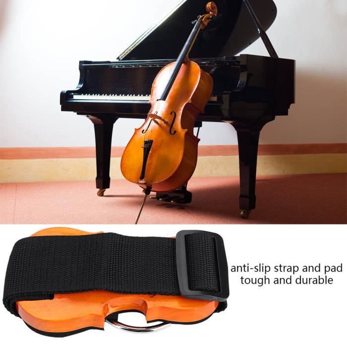 Acheter Support antidérapant pour violoncelle noir léger, longueur  réglable, bouchon d'extrémité antidérapant