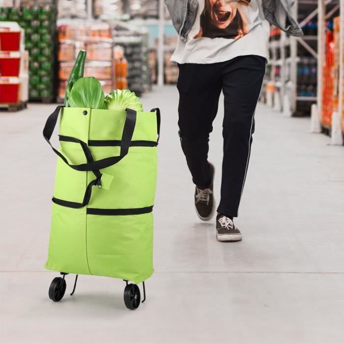 Trolley sac cheap fourre tout pliable
