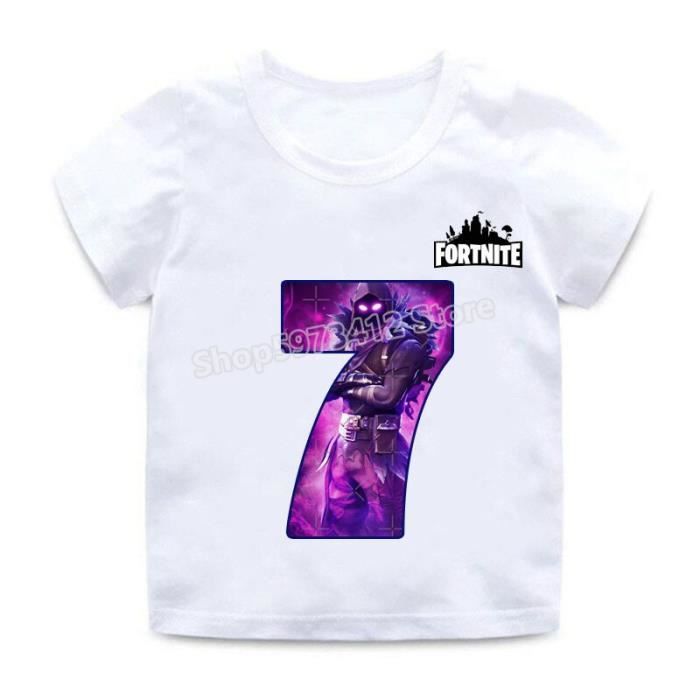 Chemise enfant fortnite 5 130 t shirt manches courtes pour