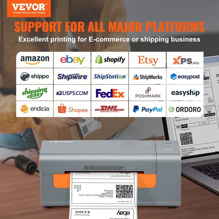 Imprimante d'étiquettes Vevor ® - Imprimante de reçus - Imprimante de reçus  - Printer