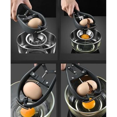Ouvre-Œuf En Acier Inoxydable 304 - Coupe-Œuf Et Séparateur De Blanc, Outil De Cuisine