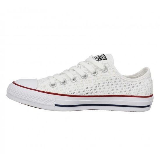 converse blanche crochet