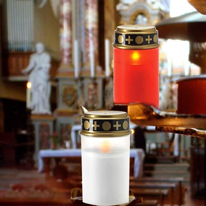 Lampe funéraire design avec bougie - Lanterne funéraire