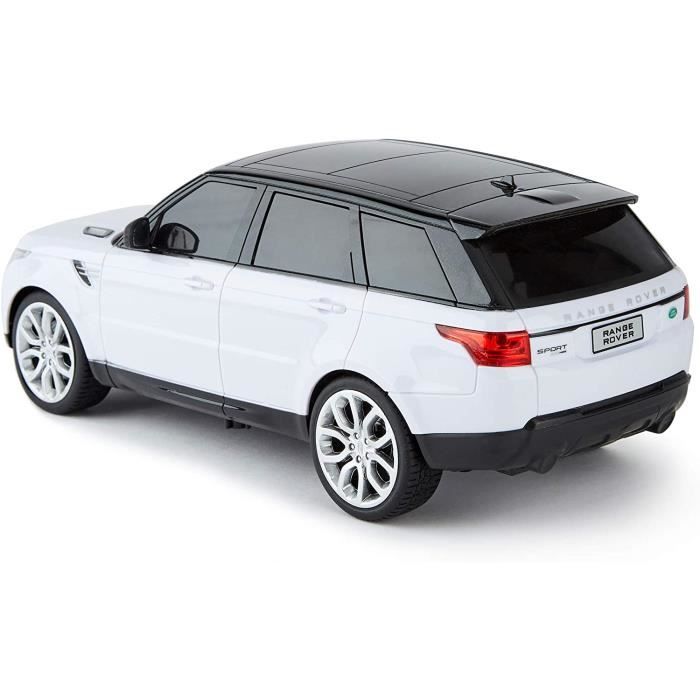 Voiture telecommandee Range Rover Sport sous licence officielle 1 18 CMJ RC Cars Blanc Cdiscount Jeux Jouets