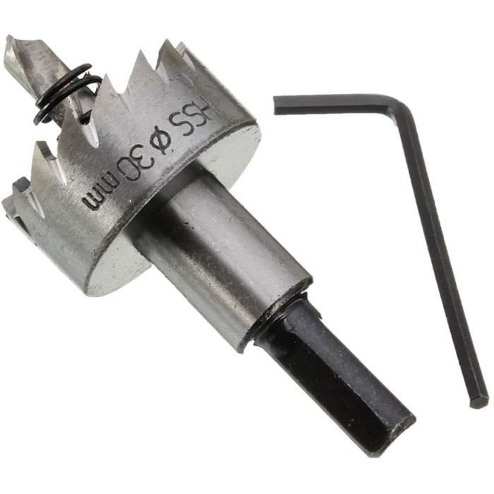 5 pièces 16-30mm HSS scie cloche Cutter, ensemble de forets Kit d'outils  robustes pour acier inoxydable, alliage d'aluminium, plastique et bois -  Temu Belgium