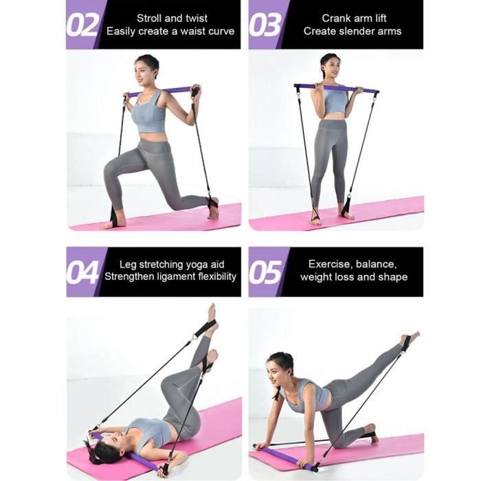 Tapis de yoga 185x80x1.5cm physio fitness aérobic gym pilates matelas  antidérapante extra épais