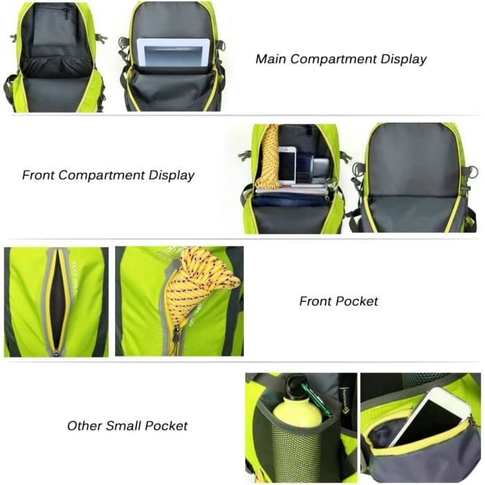 25L Outdoor randonnée Camping sac à dos en nylon étanche - Sport