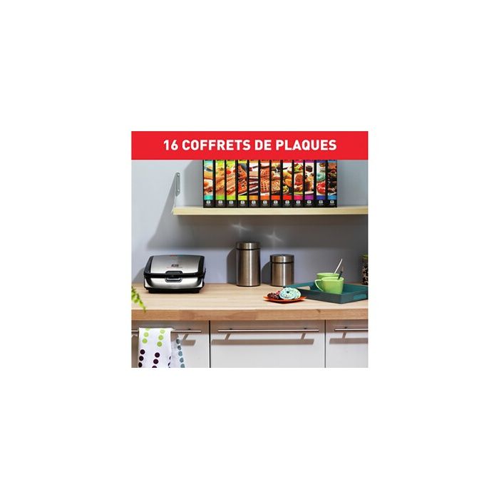 Gaufrier TEFAL Snack Collection Inox Gau pas cher - Croque-monsieur et gaufrier