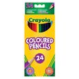 24 crayons de couleur triangulaire-0