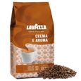 LAVAZZA Crema E Aroma - Un mélange de grains de café Arabica et Robusta moyennement torréfiés 1kg-0