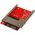 STARTECH Adaptateur SSD mSATA vers SATA de 2,5" - Convertisseur SSD Mini SATA vers SATA 2,5 pouces-0