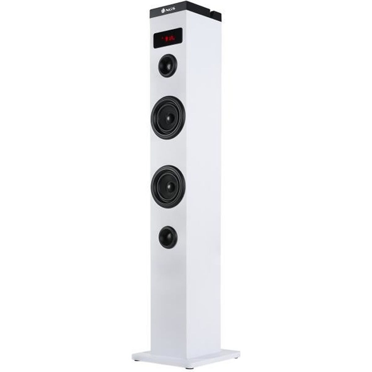 Tour De Son Avec Lecteur Cd Sony NGS SKY CHARM WHITE - Tour de Son Bluetooth 50W avec Télécommande, Entrée  Optique, USB, Radio FM et AUX IN (Couleur Blanc) - Cdiscount TV Son Photo