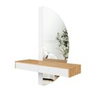Vicco coiffeuse Melisa, Chêne, 120 cm avec éclairage LED