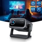 Mini Vidéoprojecteur, 18000 Lumens Vidéoprojecteur Portable WiFi Bluetooth Full HD Supporte 1080P Projecteur WiFi6 Home Cinéma
