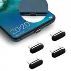 SZCLKJGS BOUCHON ANTI-POUSSIERE,Bouchon Anti-poussière Type C pour iPhone,Lot de 4 bouchons anti-poussière pour téléphone