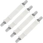 JORMFTTE Tendeur élastique pour drap housse, attaches ajustables, pour lit et canapé, lot de 4