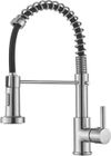 FUZMONOERE Robinet Cuisine avec Douchette Pivotant à 360° Robinet Cuisine à Ressort 2 Modes de Pulvérisation avec Tuyaux Mitigeur Monocommande