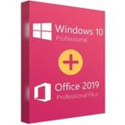 Logiciels - Microsoft - Windows 10 Pro - Office 2019 Pro Plus - Téléchargement - Clé de licence