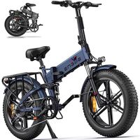 velo electrique fat bike Pliable adulte homme ENGWE ENGINE Pro Moteur 250W Autonomie120km tout suspendu Batterie 48V16Ah bleu