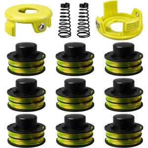 Bobines Double Fil RYOBI RAC123 - Ø1.6mm, 31m, Lot De 3, Pour Coupe-Bordures