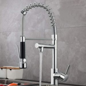 TSTR® Tête de Robinet Cuisine Rétractable avec Bouton Stop 2 Fonctions Tête  Universelle Douche Salle de Bain - Cdiscount Bricolage