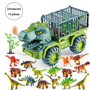 DINETTE - CUISINE Dinosaures Jouet de Camion de Transporteur avec 15