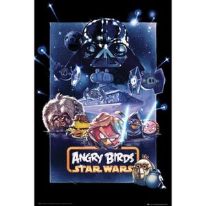 AFFICHE - POSTER Angry Birds Star Wars - Battle   - 61x91,5cm - AFF