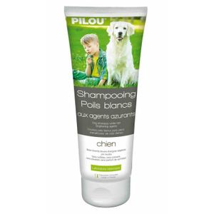 SHAMPOING - MASQUE Shampoing pour chien spécial poils blancs - 250ml