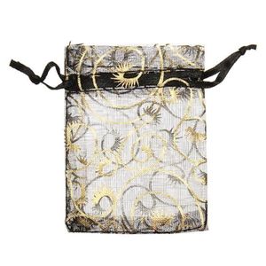 sacs-cadeaux Rouge 1 pochette de bijoux SumDirect en organza brocart de 6X9 pouces avec cordon pour de fête de mariage sacs de bonbons