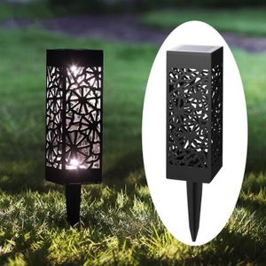 BALISE - BORNE SOLAIRE  2pcs Lampe solaire exterieur de jardin, Borne sola