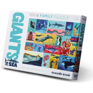 PUZZLE Puzzle Famille 500 pcs/Géants de la Mer - Crocodil