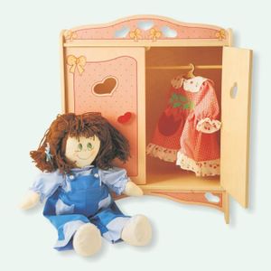 MAISON POUPÉE Dida - Armoire de poupée jouet en bois - décoratio