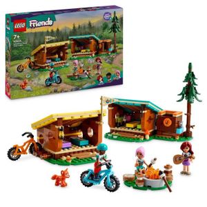 ASSEMBLAGE CONSTRUCTION LEGO® Friends 42624 Les cabanes chaleureuses de la base de loisirs - Set sur la nature