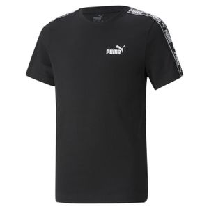 T-SHIRT T-shirt Noir Garçon Puma Tape