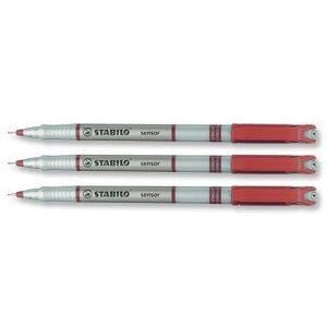STABILO Pochette de 4 stylos feutre pointe ultra-fine baguée métal