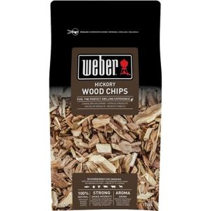 USTENSILE Copeaux de bois de fumage Hickory WEBER - pour des saveurs innovantes