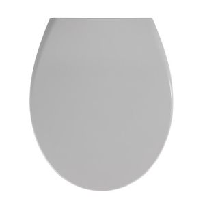 WENKO Abattant WC avec frein de chute Nuoro Premium, abattant WC clipsable  avec fixation inox, duroplast, 36,2x45,2 cm, Blanc