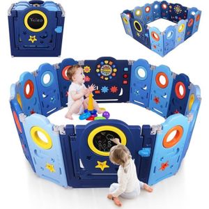 Parc bébé pliant / parc pliable pour bébé game zone lorelli bleu