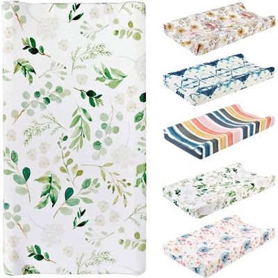 SOONHUA Lot De 3 Protections Matelas à Langer - Bambou Coton Doux + TPU Imperméable - Lavable Réutilisable