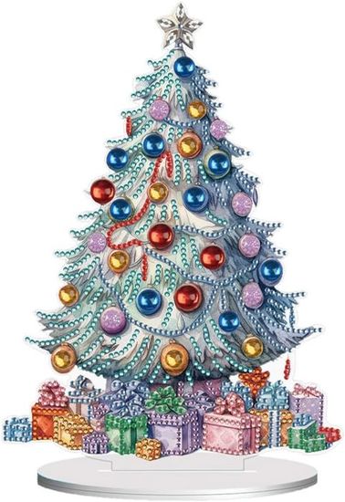 Ornement De Bureau Broderie Diamant Noël Diamond Painting