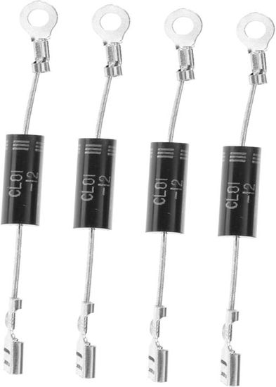 Diode Anti Retour 12v Micro Onde Four Haut Voltage Diode Redresseur Réparation Pièces 5 Pcs Micro-onde Encastrable
