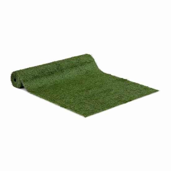 Revêtement Sol Artificiel TENAX Gazon Synthétique Standard Green - 1m X 4m, 7mm - Tapis Vert Pour Balcon, Terrasse, Décoration Extérieure Erba Sintetica
