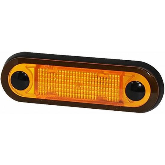 Feu De Position Latéral Hella Ambre Rectangulaire 2PS 962 964-031 - Homologué W3W