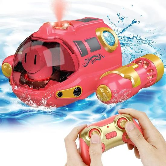 Bateau Télécommandé Enfant Bateau Télécommandé OBEST - 20+ Km/h - 2,4 GHz - Pour Piscines Et Lacs Bateau Telecommandé Enfant