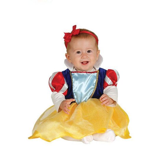 D?�guisement Princesse B?�b?� - Disney Princesses - Robe - Blanc Multicolore - Fille - Int?�rieur 