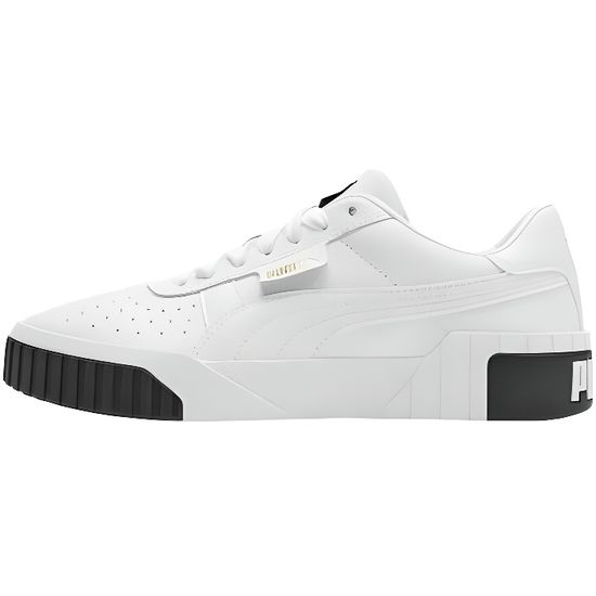 basket puma femme noir et or