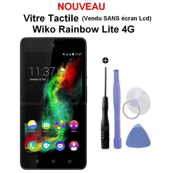 ECRAN LCD VITRE TACTILE Pour WIKO VIEW 4 Lite NOIR VERT BLEUE OUTILS COLLE - - Pièces Et Outils - Foto 2