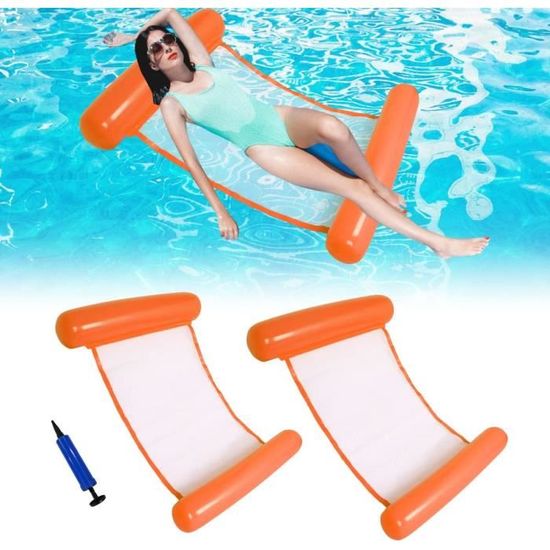 Hamac Flotteur De Piscine Gonflable – Lit D'eau, Pour Adultes Et Enfants, Neuf